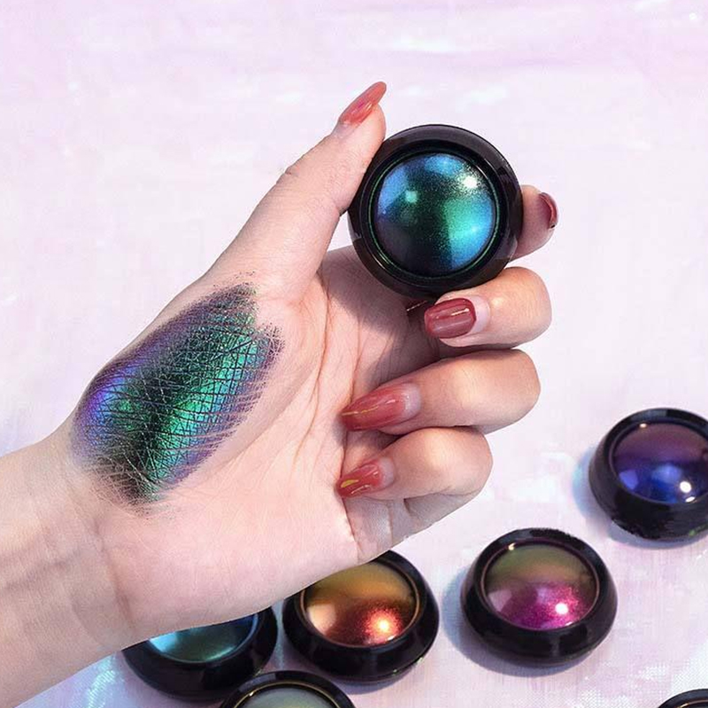 Sombra de ojos de maquillaje de sombra de ojos única de 9 colores Sombras de ojos altamente pigmentadas