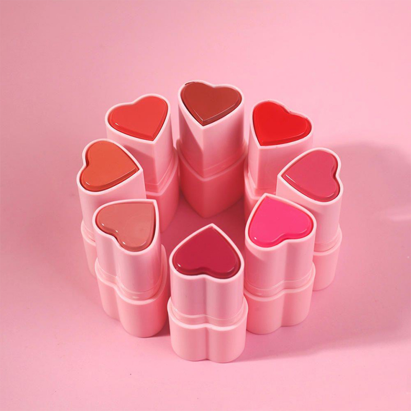 Belleza Maquillaje y herramientas Rubor facial Rubor de alta calidad con logotipo Blusher Stick Heart Shape Blush