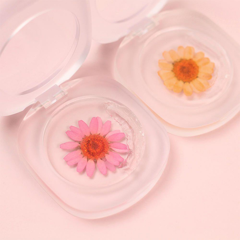 Maquillaje facial para mejillas Rosa mágico PH Cambio de color Ámbar transparente transparente Vegano Flores verdaderas Resaltar crema ruborizada