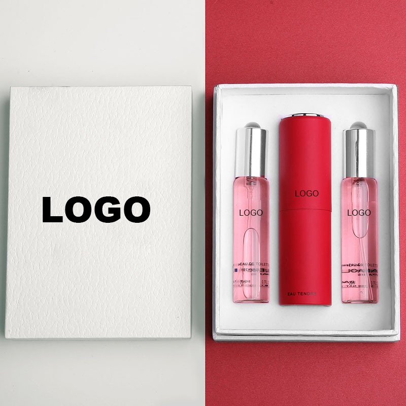 Juego de perfume corporal portátil floral de larga duración con spray corporal de tamaño de viaje de 20 ml para hombres y mujeres