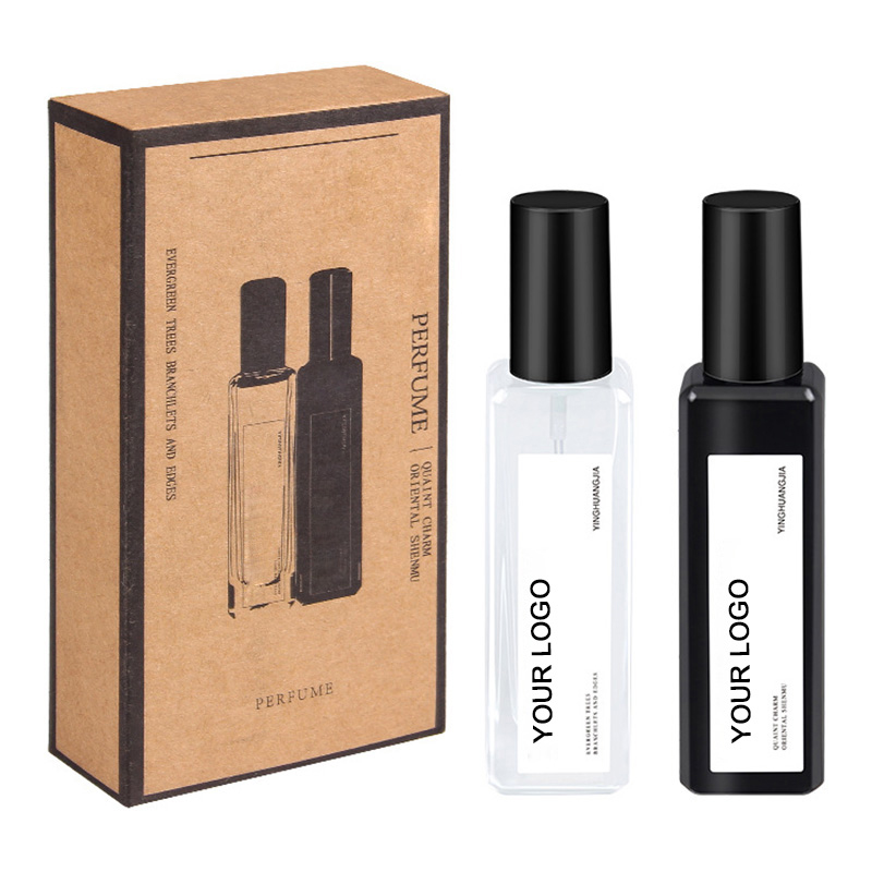 Caja de regalo de perfume para mujer, fragancia ligera duradera, aroma floral, 30 ml*2