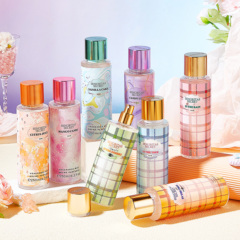 250 ml de fragancia corporal duradera MIst para mujer Perfume en aerosol corporal