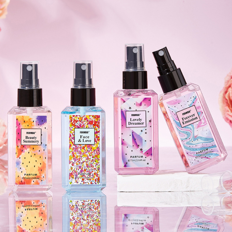 Juego de perfumes Juego de regalo Colonia Fragancia duradera Spray corporal y loción corporal Juego de 75 ml + 75 ml