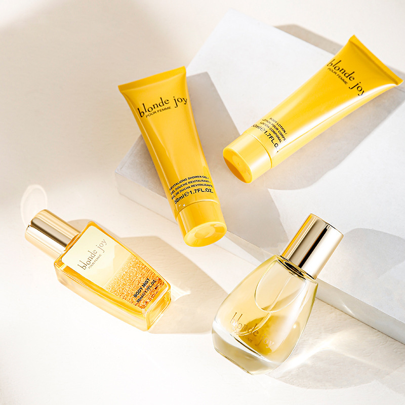 El set de regalo para el cuidado de la piel para el spa de baño incluye loción corporal de gel de ducha, bruma corporal y perfume para mujer
