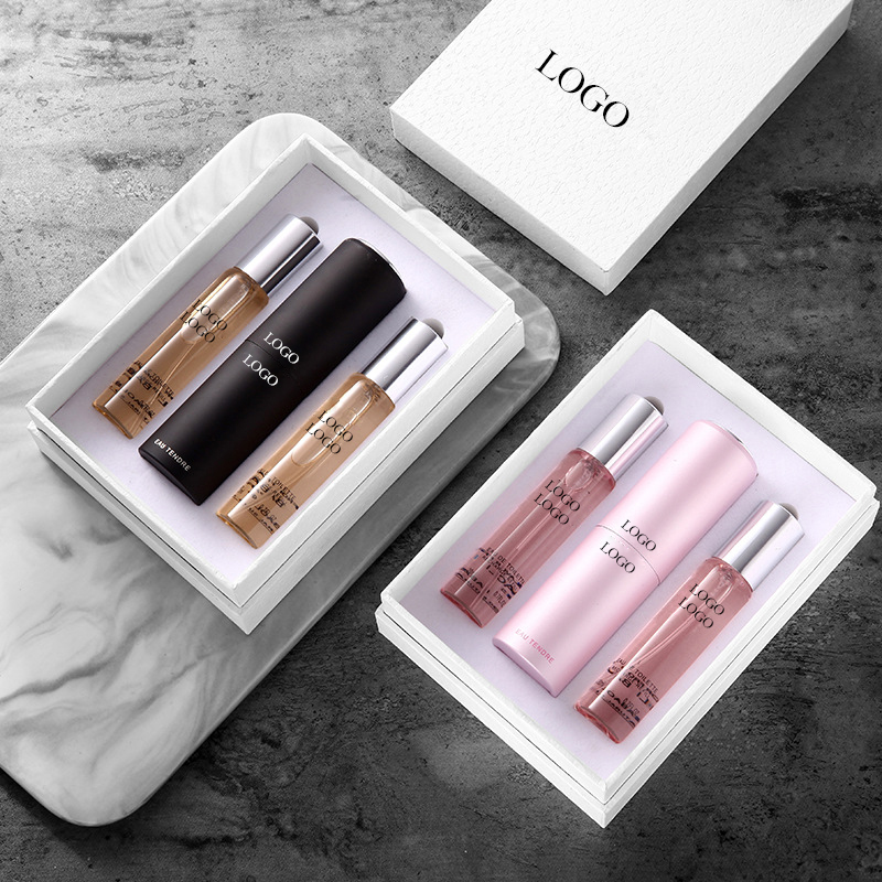 Juego de perfume corporal portátil floral de larga duración con spray corporal de tamaño de viaje de 20 ml para hombres y mujeres