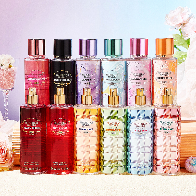 250 ml de fragancia corporal duradera MIst para mujer Perfume en aerosol corporal
