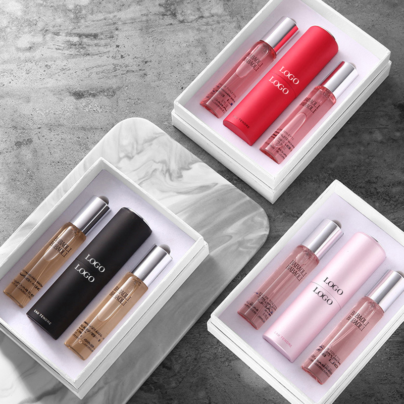 Juego de perfume corporal portátil floral de larga duración con spray corporal de tamaño de viaje de 20 ml para hombres y mujeres