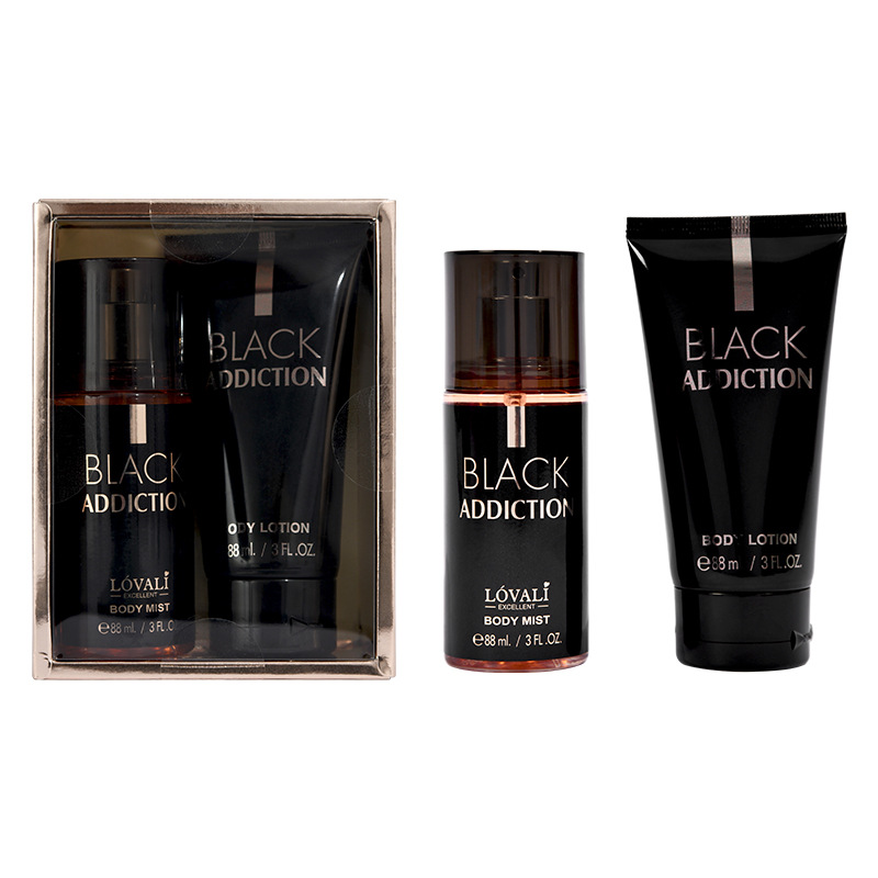 Juego de regalo de perfume de 88 ml Body Mist y juegos de regalo de loción corporal de 88 ml para mujeres y hombres Body Spray