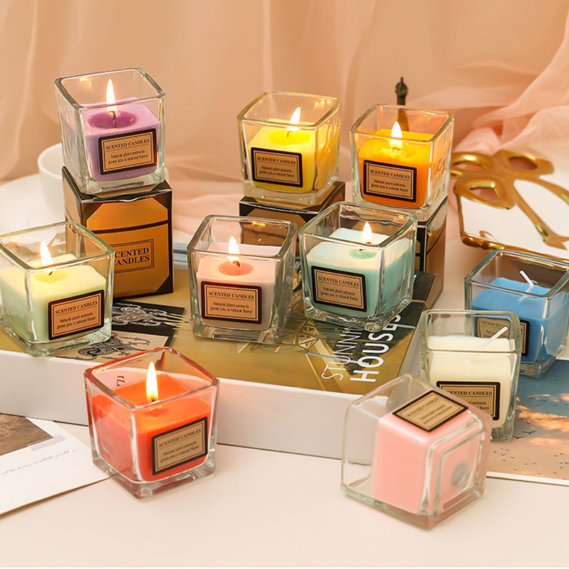 120 g de fragancias perfumadas Velas perfumadas para el hogar Fragancia fuerte Velas de frasco de aromaterapia de larga duración