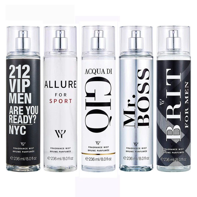 Body Mist 236ml Floral Fruity Original Body Fragrance Spray Perfume Fragancia Duradera para Hombre