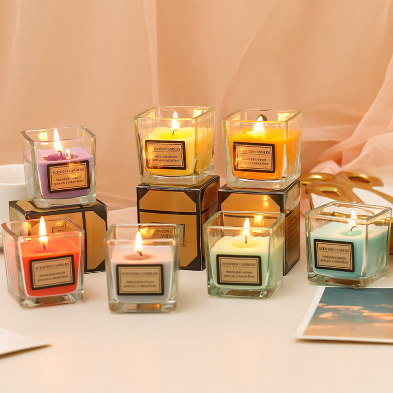 120 g de fragancias perfumadas Velas perfumadas para el hogar Fragancia fuerte Velas de frasco de aromaterapia de larga duración