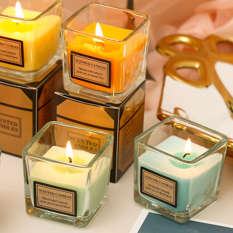 120 g de fragancias perfumadas Velas perfumadas para el hogar Fragancia fuerte Velas de frasco de aromaterapia de larga duración