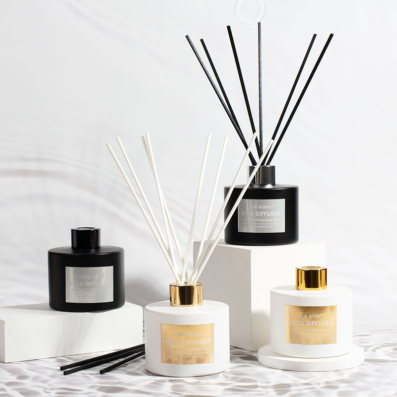 Juego de fragancias caseras de 150 ml para difusor Reed Perfume de aroma de vidrio con ratán