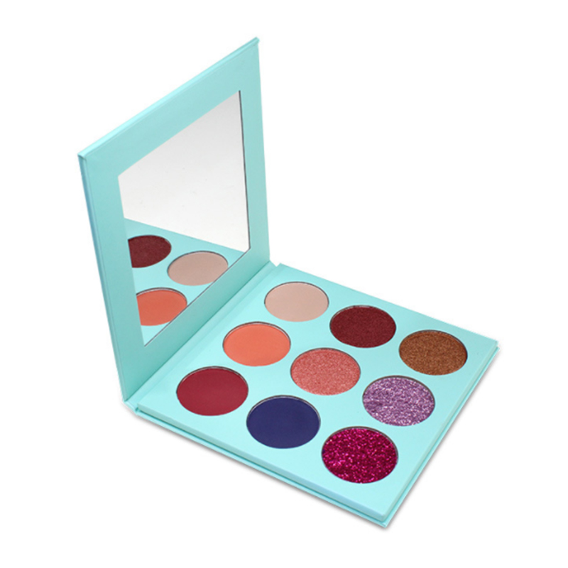 Sombra de ojos monocromática perlada mate de 113 colores