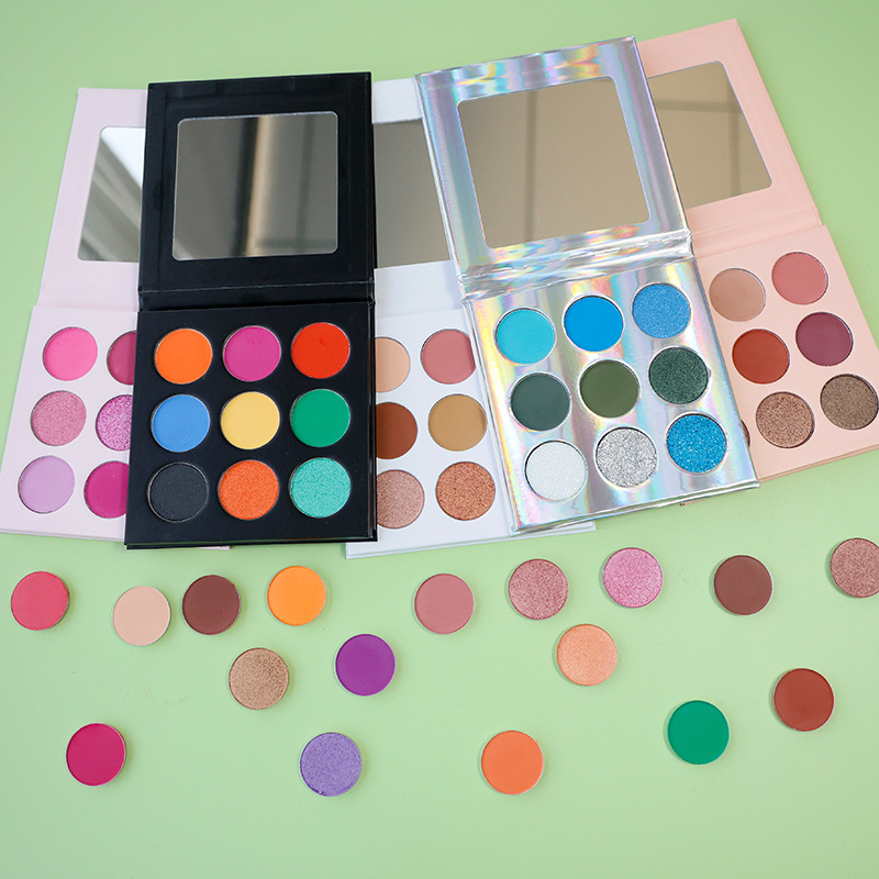 Paleta de sombras de ojos de cartón de maquillaje Elige tus propios colores Sombras de ojos