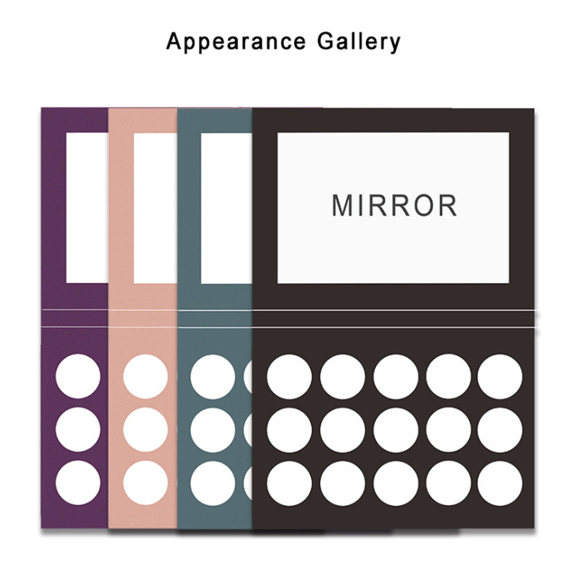 Paleta de sombras de ojos con brillo mate y purpurina prensada de 15 colores de Make up Cosmetics
