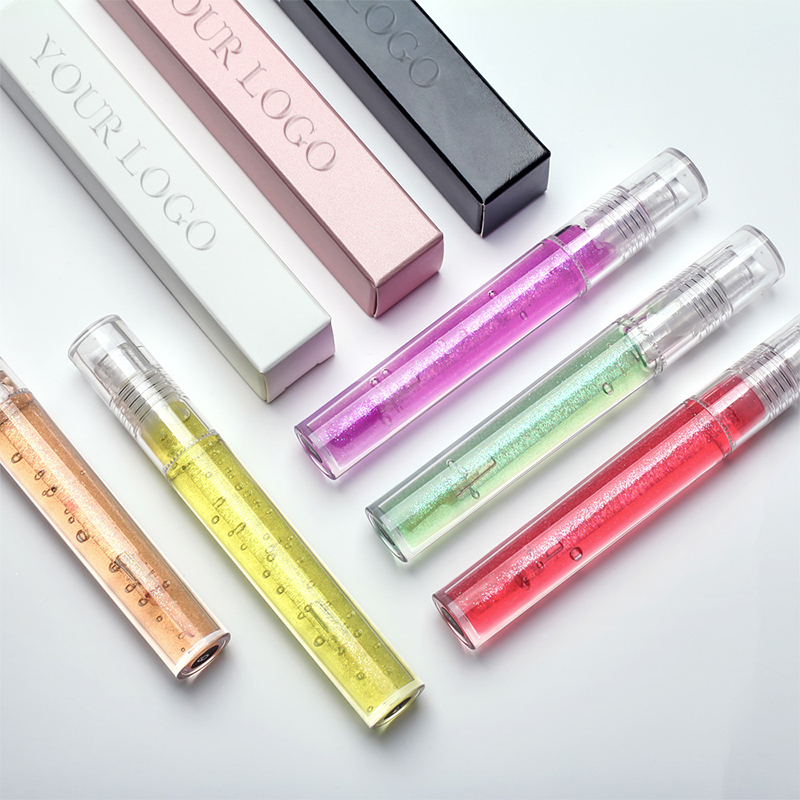 Lápiz labial líquido Jelly Cute Wet Lip Gloss Hidratante Brillo brillante Brillo labial transparente cristalino Lápiz labial líquido Jelly Cute Wet Lip Gloss Hidratante Brillo brillante Brillo labial transparente cristalino