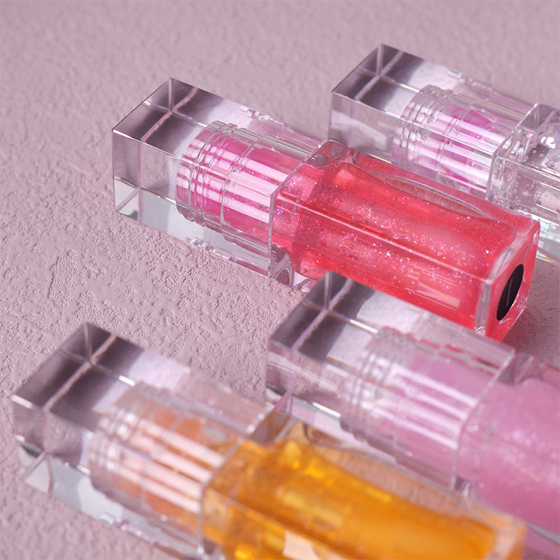 Lápiz labial brillante que cambia de color afrutado Rosa Magic Mood Aceite labial teñido Temperatura Cambio de color Mancha labial 7 colores