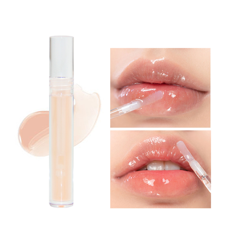 Brillo de labios con base de brillo de labios Vegano de 5 ml, pigmento del proveedor, brillantina de frutas, aceite de labios transparente