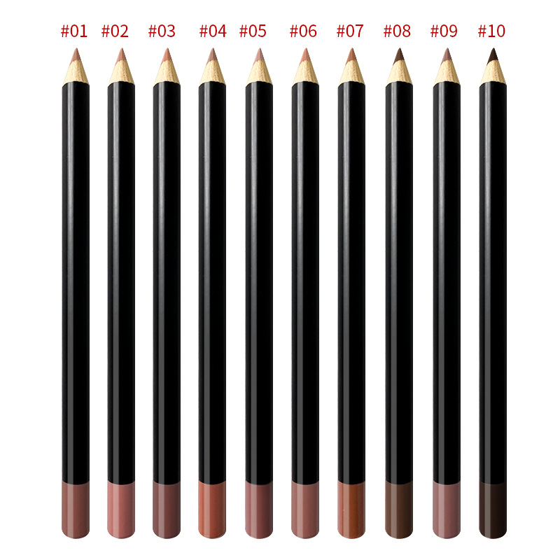 Lápiz labial vegano Liner Lip Liner Lápiz labial 20 colores