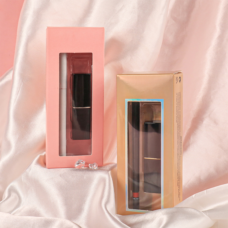 Juego de embalaje de lápiz labial vegano sin logotipo, lápiz labial de terciopelo mate, kit de delineador de labios de larga duración