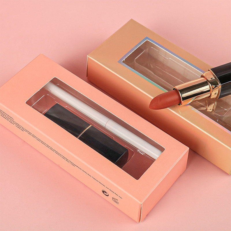 Juego de embalaje de lápiz labial vegano sin logotipo, lápiz labial de terciopelo mate, kit de delineador de labios de larga duración