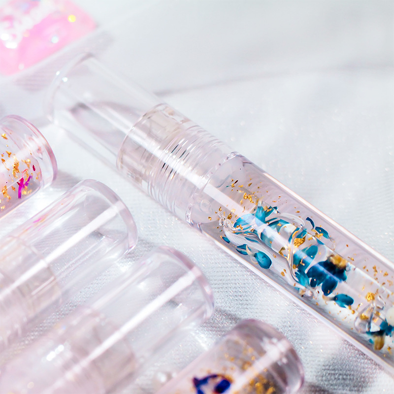 Brillo de labios Little Daisy Flower Hidratante Brillante Hidratante Transparente Cambio de temperatura Brillo de labios transparente Sin logotipo