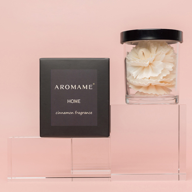 Difusor de aroma Eliminador de olores Tarro de hojalata Flor seca de cristal Difusores de canela Ambientador