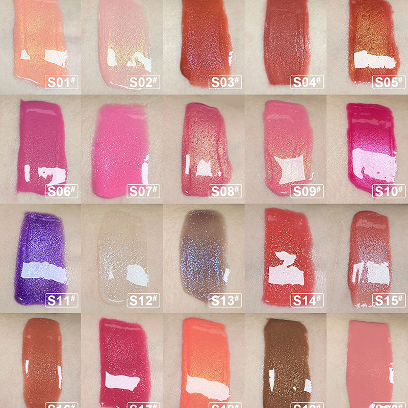 Natural Nude Vegan Glossy Vendor brillo labial transparente