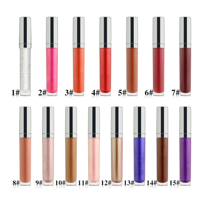 2025 Nueva llegada Maquillaje Glitter Humedad Brillo de labios 26 colores