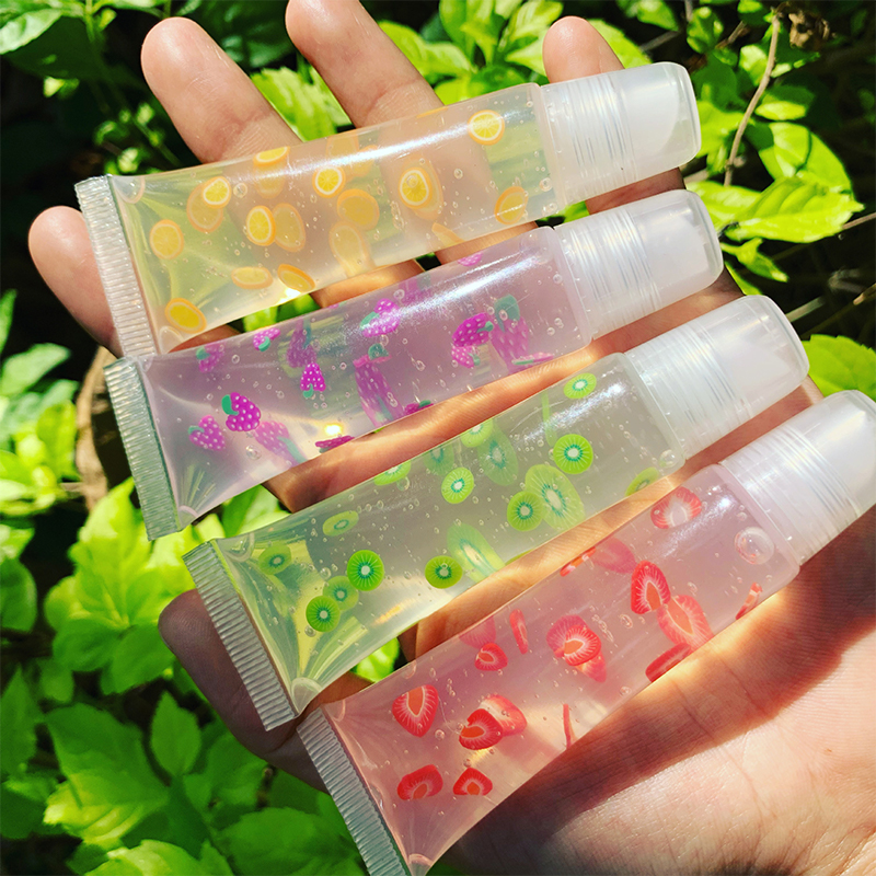 Brillo de labios vegano transparente de 12 colores Brillo de labios vegano transparente de 12 colores