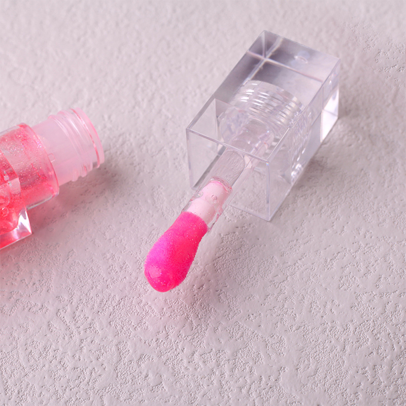 Lápiz labial brillante que cambia de color afrutado Rosa Magic Mood Aceite labial teñido Temperatura Cambio de color Mancha labial 7 colores