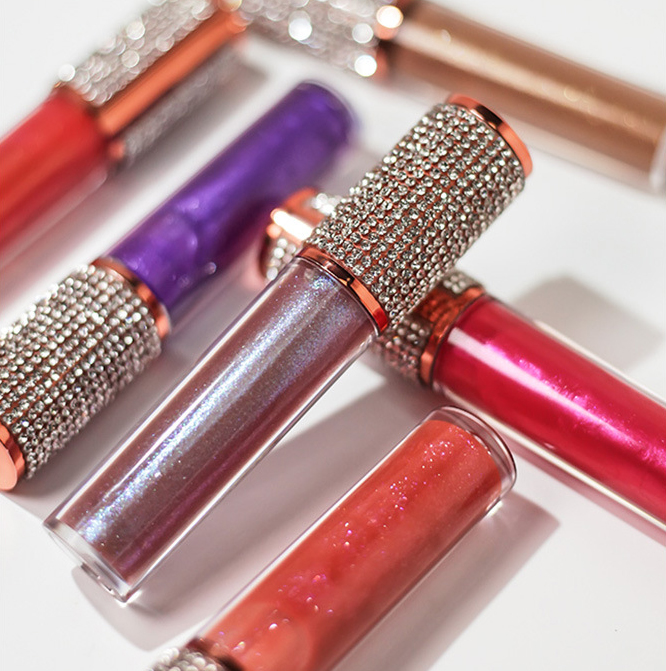 Natural Nude Vegan Glossy Vendor brillo labial transparente