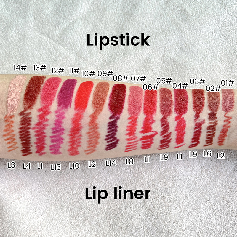 Conjunto de lápiz labial mate nude de terciopelo resistente al agua y duradero para maquillaje de labios